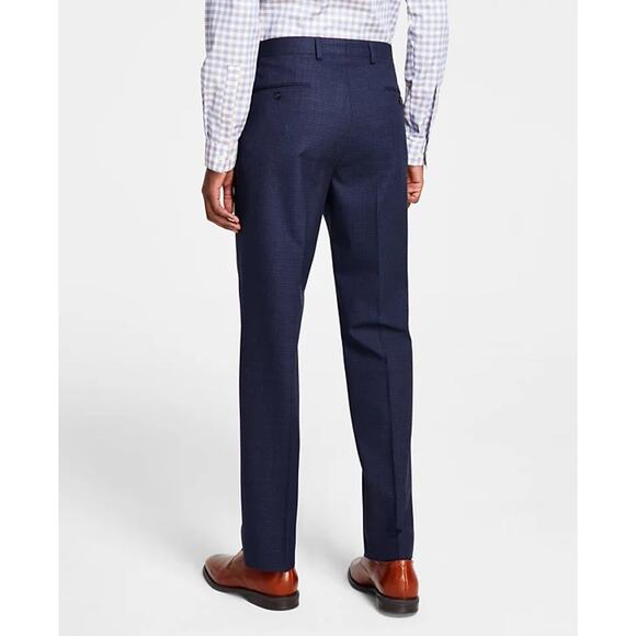 Michael Kors Men's Blue Solid Marvin Classic Fit Formal Dress Pants Size 40W 32L - Picture 2 of 5